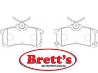 PN1220  DISC PAD SET NiBK JNBK REAR KIT   FOR TOYOTA Avensis FOR TOYOTA Corolla