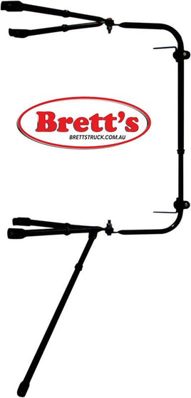 SPEC CM2000 COMPLETE MIRROR BRACKET ASSY  Adjustable height for 11" to 18" Galvanized black powder coated Universal mounting brackets CM2000B