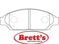 PN1260  DISC PAD SET NiBK JNBK FRONT KIT  FOR TOYOTA Camry FOR TOYOTA Vista