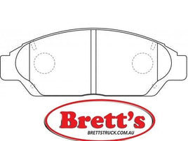 PN1260  DISC PAD SET NiBK JNBK FRONT KIT  FOR TOYOTA Camry FOR TOYOTA Vista