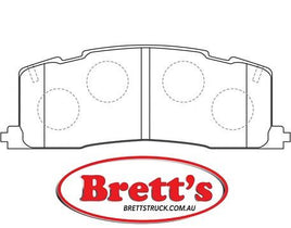 PN1274  DISC PAD SET NiBK JNBK REAR KIT   FOR TOYOTA Estima Emina FOR TOYOTA Previa