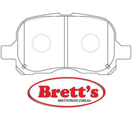 PN1302  DISC PAD SET NiBK JNBK FRONT KIT   BENDIX AUSDB1392 BENDIX EUR572468B BREMBOP 83 044 DELPHILP1302 FiTFP0741 FMSI7611-D741 FMSID741 KASHIYAMAD2216
