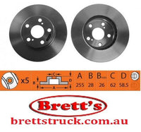 RN1340V DISC ROTOR NiBK JNBK FRONT FOR  TOYOTA Innova Front Axle Rotor Feb 03~Jul 11 2.0 L TGN40L 1TR-FE  Front Axle Rotor Oct 11~Sep 13 2.0 L TGN40R 1TR-FE  Front Axle Rotor Aug 04~Jul 11 2.5 L KUN40 2KD-FTV