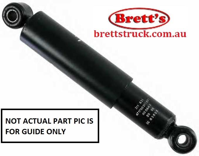 P42013-M4 REAR SHOCK HENDRICKSON NISSAN UD MODELS PKC37 PK10 2008- PK1 ...