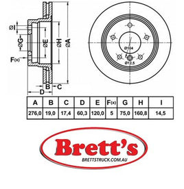 8DD 355 104-281 Rear Brake Disc ROTOR BMW 3 Compact (E46), 06/01 - 02/05 3 Convertible (E36), 03/93 - 04/99 3 Convertible (E46), 04/00 - 3 Coupe (E36), 03/92 - 04/99 3 Coupe (E46), 04/99 -  DR980 DBA980 8DD355104-281 50436PRO