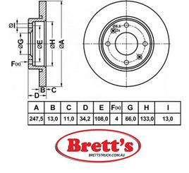 RN1961 DISC ROTOR FRONT NiBK JNBK RN1961V  PEUGEOT 206 206+  Front Axle Rotor Feb 09~May 13 1.4 L T3E DV4 TD Pos:Left/Right AC Delco AC2181D AP 14721E AP 14833E ATE 24.0113-0185.1 ATE 413185 BENDIX 562055B BOSCH 0 986 478 887  0986478887