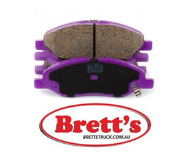 DB1819EU DISC PAD SET FRONT NISSAN MICRA 1.4 HATCH 2007- ADB1819 DB1819 FMSI 8456-D1345 KASHIYAMA D1250 MITSUBISHI MQ700006 MITSUBISHI MQ703583 EU1819