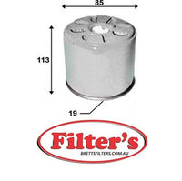 FC0008 FUEL FILTER  RENAULT R 25 Fuel Supply Sys Apr 84~Dec 92 2.1 L B290 J8S738 KW:63 Fuel Supply Sys Apr 84~Dec 92 2.1 L B296 J8S706 Model:GTD|KW:46 Fuel Supply Sys Apr 84~Dec 92 2.1 L B29W J8S738 KW:63