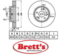 RN1989V DISC ROTOR FRONT NiBK JNBK RN1989  8DD 355 102-851 / 52120 8DD355102-851   MERCEDES-BENZ 1244212612 MERCEDES-BENZ 124421261264 MERCEDES-BENZ 1294210612 MERCEDES-BENZ 1294211012 MERCEDES-BENZ