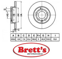 RN1990 DISC ROTOR REAR NiBK JNBK RN1990V   AC Delco AC2328D AP 14841 APEC DSK2239 ATE 24.0109-0133.1 ATE 24.0309-0133.1 BENDIX 562177B BOSCH 0 986 478 481 BRECO BS 7632 08.9148.10  08.9148.11