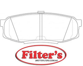 8DB 355 013-771 DISC PAD SET REAR NOT PREPARED FOR WEAR INDICATO DB1857 8DB355013-771