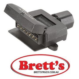 82042BL 7 Pin Flat Female 'Quickfit' Trailer Socket 82042  NARVA COPY ELECTRICAL PLUG 82042BL