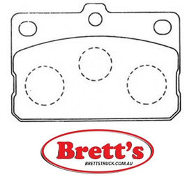 PN1014  DISC PAD SET NiBK JNBK FRONT KIT  DB85 FOR TOYOTA