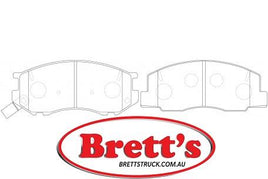 PN1328  DISC PAD SET NiBK JNBK FRONT KIT  FOR TOYOTA  DAIHATSU Delta   Front Axle Brake Aug 90~Jan 92 1.5 L KB27V  Front Axle Brake Apr 83~Aug 88 1.8 L CB26V  Front Axle Brake Aug 88~Sep 96 1.8 L YB25V