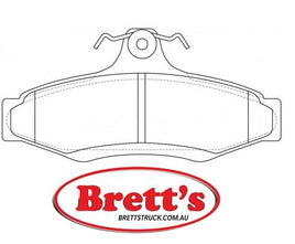 8DB 355 009-491 DISC PAD SET FRONT OR REAR  EXCL. WEAR WARNING CONTACT DB1204 GDB7527C 8DB355009-491