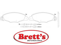 PN0837W  DISC PAD SET NiBK JNBK FRONT KIT  Citroen Xantia Hatch 1998 - 2003 2.0 Turbo, 2.1d Turbo [X2] (288mm Disc / 224mm Disc) DB2012     Citroen Xantia Hatch 1998 - 2003 2.0 [X2] (  Citroen Xantia Hatch 1993 - 1998 1.9d Turbo Auto