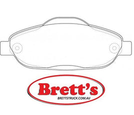 8DB 355 013-911 DISC PAD SET FRONT NOT PREPARED FOR WEAR INDICATO DB2119 GDB1761 8DB355013-911