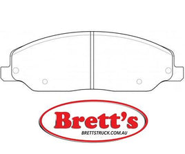 PN0614  DISC PAD SET NiBK JNBK FRONT  KIT  BENDIX AUS DB2147 FiT FP5081 FMSI D1081-7986 FORD 4R3Z-2001-BA FORD 6R3Z-2001-A FORD 4R3Z2001BA FORD 6R3Z2001A FORD 7R3Z2001B MINTEX MDB2873 SB PN51614