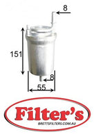 FS0028 FUEL FILTER VOLKSWAGEN Polo IV Fuel Supply Sys Nov 01~Jul 07 1.2 L 9N AZQ KW:47 Fuel Supply Sys Nov 01~Jul 07 1.2 L 9N BME KW:47 Fuel Supply Sys Jan 02~May 07 1.2 L 9N AWY KW:40 Fuel Supply Sys Jan 02~May 07 1.2 L 9N BMD KW:40