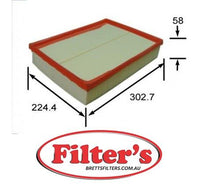 A0317 AIR FILTER LANDROVER DISCOVERY 111 III 3 V8 4.4L V6 4.0L 4L SERIES 3 2005- PHE000112 A-19810 49112 FA-19810 A1603 PHE000112 AF1404 WA5124 C31196
