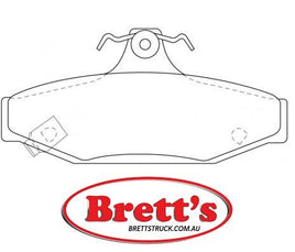 DB1086PM REAR DISC PAD SET FORD Fairlane NF NL AU Falcon EF - EL AU LTD DF DL HOLDEN Commodore VB VC VH VK VL VN VG VP VQ VR VS FOR TOYOTA Lexen 89-97 DB1086 DB1086HD GDB7570 ADB1086