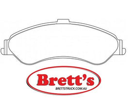 DB1375PM FRONT DISC PAD SET AU11 00- FORD FALCON DB1375 FairlaneSep-02 - Sep-04BA XR (PBR Front)  ADB1375 FalconApr-00 - Sep-02AUII, AUIII