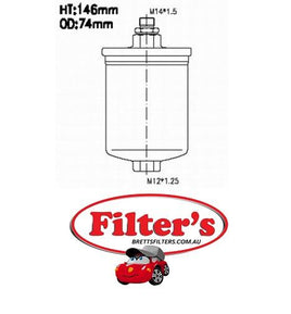 FS2015 FUEL FILTER  AUDI V8 Fuel Supply Sys Oct 88~Feb 94 3.6 L D1 PT KW:184 Fuel Supply Sys Oct 91~Feb 94 4.2 L D1 ABH KW:206