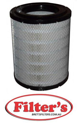 FA9883  AIR FILTER  OUTER HINO FM FM1A 10/2016- 17801.121 HDA6008 17801E0150 17801 EW030 P846001 WA5451 17801-E0150 17801-EW030 1A4630 0364JMA1