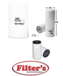 KIT528-160 FILTER KIT  OIL FUEL LUBE  CAT C15 C16 CATERPILLAR FILTER FILTERS SET SERVICE KIT FLEETGAURD MK13979 DONALDSON X903243 RYCO RSK160  ( Z1008 OIL - Z819 FUEL - Z949 FUEL )