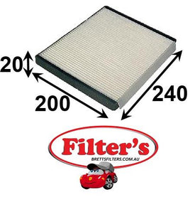 AC0163 CABIN AIR FILTER Elantra 1.8L 2011- G4NBB  Hyundai Accent 1.6L 2006 05/06-2010 MC. Petrol. 4Cyl. G4ED5. MPFI. DOHC 16V Hyundai i30  WACF0158 CA-18160 97133-1E000HYUNDAI RCA211 RCA211P  CU2331 97133-2H000 CA-28160 RCA290 RCA290P