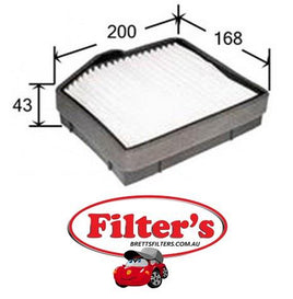 AC9303 CABIN AIR FILTER  HYUNDAI H1 Starex  Cabin Jun 00~ 2.5 L VWH7H D4BF  Cabin Jun 01~ 2.5 L WWH7H D4BH  Cabin Jun 03~ 2.5 L VWH7J D4CB