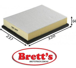 A1525 AIR FILTER FOR TOYOTA Land Cruiser Prado  Apr 08~ 4.0 L J150W 1GR-FE KW:207  Jan 09~ 4.0 L KDJ150 1GR-FE GRJ150L 1GR-FE  Aug 09~ 4.0 L GRJ150W 1GR-FE   Sep 09~ 4.0 L GRJ151W 1GR-FE