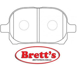 PN1401  DISC PAD SET NiBK JNBK FRONT KIT FOR AKEBONO A-465WK AKEBONO AN-465 AKEBONO AN-465WK ASUKI AF-2166 BENDIX AUS DB1345 BENDIX EUR 572467B DAIHATSU 04465-33180 DELPHI LP1144 FBL AFP360S FERODO FDB1437 FiT FP0707