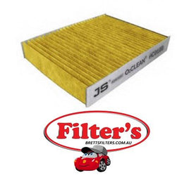 BIO AC0108B Cabin Air Filter Biofunctional AC0108 CABIN AIR FILTER  FORD FIESTA WP   WQ SERIES DURATEC ENG CAV-19180 SAKURA CAV19180 FP2433 FP-2433 RCA168MS