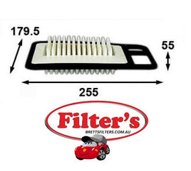 A29975  AIR FILTER SUZUKI  Wagon R Air Supply Sys Sep 08~ 0.66 L HE22S K6A  Air Supply Sys Sep 08~Aug 12 0.66 L MH23S K6A  Air Supply Sys Sep 08~Aug 12 0.66 L MH23S K6A-T