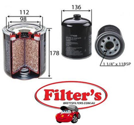 AD44002  AIR DRYER FILTER SPIN ON  152 7759 - DAF  1527759 177 4598 - SCANIA  1774598 208 1360 - SCANIA  2081360 230 7617 - SCANIA  2307617 K 087957 - KNORR-BREMSE  K087957 K 115979X00 - KNORR BREMSE K115979X00 SAKURA AC83020 AC-83020 SAKURA FILTER