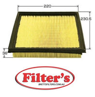 A2701 AIR FILTER SUBARU Impreza IMPREZA 2.0L 2L 10/2016- GK PETROL F4 FB20A DOHC XV 2.0L 2L 5/2017- GSX G5X F4 FB20 DI DOHC 16V   SUBARU Impreza