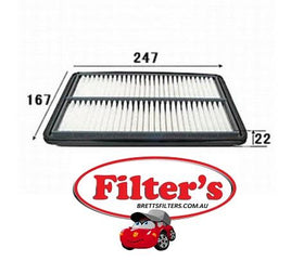 A3004 AIR FILTER TOYOTA Sparky Air Supply Sys Jan 00~Mar 03 1.3 L S221E K3-VE  Air Supply Sys Sep 00~Mar 03 1.3 L S231E K3-VE TOYOTA SPARKY S22E 9/2000-3/2003 4 DOOR VAN 1.3L 1.3 LITRE K3VE