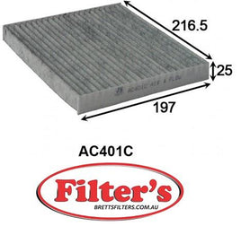 AC401C  CABIN AIR FILTER  MAZDA Mazda 2 Cabin Jan 03~Jun 07 DY   MAZDA 2  1.5L DY 10Y1 ZY/MZR PETROL 2002-2007  MAZDA 6 2.0L T DIESEL 2006-2008 2.2L DI GH TURBO DIESEL R2 4CYL 2008-ON 2.5L GH L5 4CYL PETROL MPFI DOHC 2008-ON