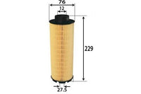 FE0033 FUEL FILTER   FLEETGUARD: FF5627 - HENGST: E56KPD72 - KNECHT: KX731 - MAHLE: KX732DECO - MAN: 51125030048 - MANN & HUMMEL: PU850X