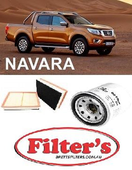 KIT4033 FILTER KIT NISSAN NAVARA D23 NP300 SERIES QR25 QR25DE PETROL   2.5L   5/2015-  ENG 4CYL 2015-  OIL   AIR FILTER SERVICE SET  SAKURA K18320 K-18320    NISSAN NAVARA K-18320 D23, NP300 QR25DE 4 2.5 P MPFI 05/2015-