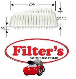 A1015 AIR FILTER  17801-31120    TOYOTA 17801-AD010    TOYOTA AY120-TY080    NISSAN V9112-0040    TOYOTA   AC Delco ACA160 AZUMI A21015 BALDWIN PA4333 BOSCH 0986AF9406 FILTRON AP142/10 FRAM CA10169 FSA FA33070 MAHLE/KNECHT LX 2681 MANN-FILTER C 26 003