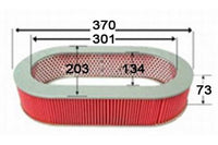 A2002 AIR FILTER  NISSAN Safari Air Supply Sys Oct 87~Aug 93 4.2 L VRY60 TD42   Oct 87~Oct 97 4.2 L FGY60 TB42S    Oct 87~Oct 97 4.2 L VRGY60 TD42  Air Supply Sys Feb 91~Aug 93 4.2 L WRGY60 TD42   Feb 91~Aug 93 4.2 L WRY60 TD42