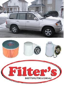 KIT9015 FILTER KIT FOR TOYOTA LANDCRUSIER 100 SERIES HDJ100 HDJ100R P902720 2000- HDJ100 Turbo Diesel 6 4.2L 1HD-FTE  1HDFTE10/00-10/07 MK13562