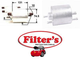 FSP31030 EFI FUEL FILTER   MERCEDES-BENZ A-Class  A140 Jun 97~Aug 04    1.4 L     M 166.960 A190 Feb    W168    M 166.990 210 Feb 02~Dec 04    2.1 L    W168    M 166.995  MERCEDES-BENZ Vaneo Sep 01~Sep 05    1.6 L    W414    M 166