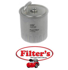 FS0036 FUEL FILTER MERC  MERCEDES-BENZ ML-Class : ML 270 Fuel Supply Sys Jan 00~Jun 05 2.7 L W163 OM 612.963   ALCO SP-1251  SP1251 AZUMI FSD31036  DELPHI HDF560 FRAM P9384 HENGST FILTER H128WK MAHLE/KNECHT KL 179   KL179 MANN-FILTER WK8221  WK822/1