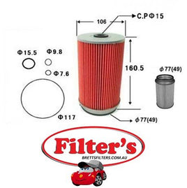 OE554J OIL FILTER FURUKAWALoadersFL140; FL160; FL170FL140, FL160, FL170 w/Isuzu DA640 Eng. HITACHIExcavatorsUH03UH03 w/Isuzu DA220 Eng.