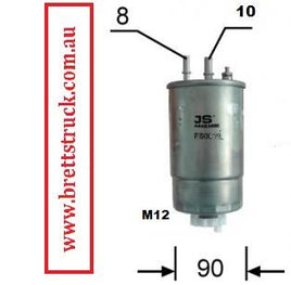 FS0059 FUEL FILTER  ALFA ROMEO Giulietta Fuel Supply Sys Apr 10~ 2.0 L 940 940 A4.000 KW:125 Fuel Supply Sys Apr 10~ 2.0 L 940 940 A5.000 KW:100  ALFA ROMEO  Mito Fuel Supply Sys Dec 08~ 1.3 L 955 199 A3.000 KW:70