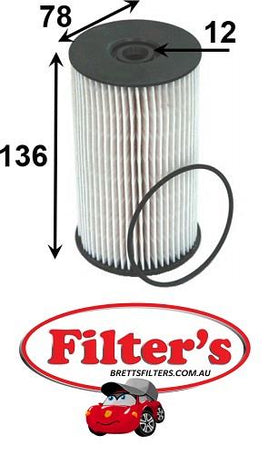 FE33026 FUEL FILTER VOLKSWAGEN CADDY III 1.9L TDi TURBO DIESEL W/ UFI FILTRATION - 2004-ON VOLKSWAGEN PASSAT DIESEL 1.9L TDI / 2.0L TDI - TURBO DIESEL - 2005-ON VOLKSWAGEN TIGUAN 2.0L TDI - TURBO DIESEL - 2008-ON