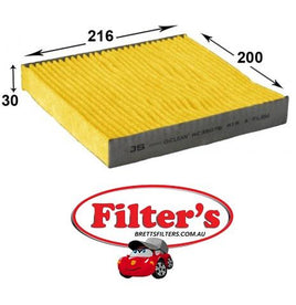 BIO AC3507B Cabin Air Filter Biofunctional AC3507 AC3507C O2CLEAN  CABIN AIR FILTER  SAKURA CA65330  CA-65330 CAC65330 CAC65330 CAV65330 CAV-65330 WESFIL WCF0099 GM HOLDEN 52063110   84384A500C  RCA182